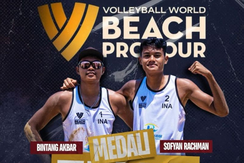 Voli pantai Indonesia cetak sejarah di Volleyball World Beach Pro Tour Voli pantai Indonesia cetak sejarah di Volleyball World Beach Pro Tour
