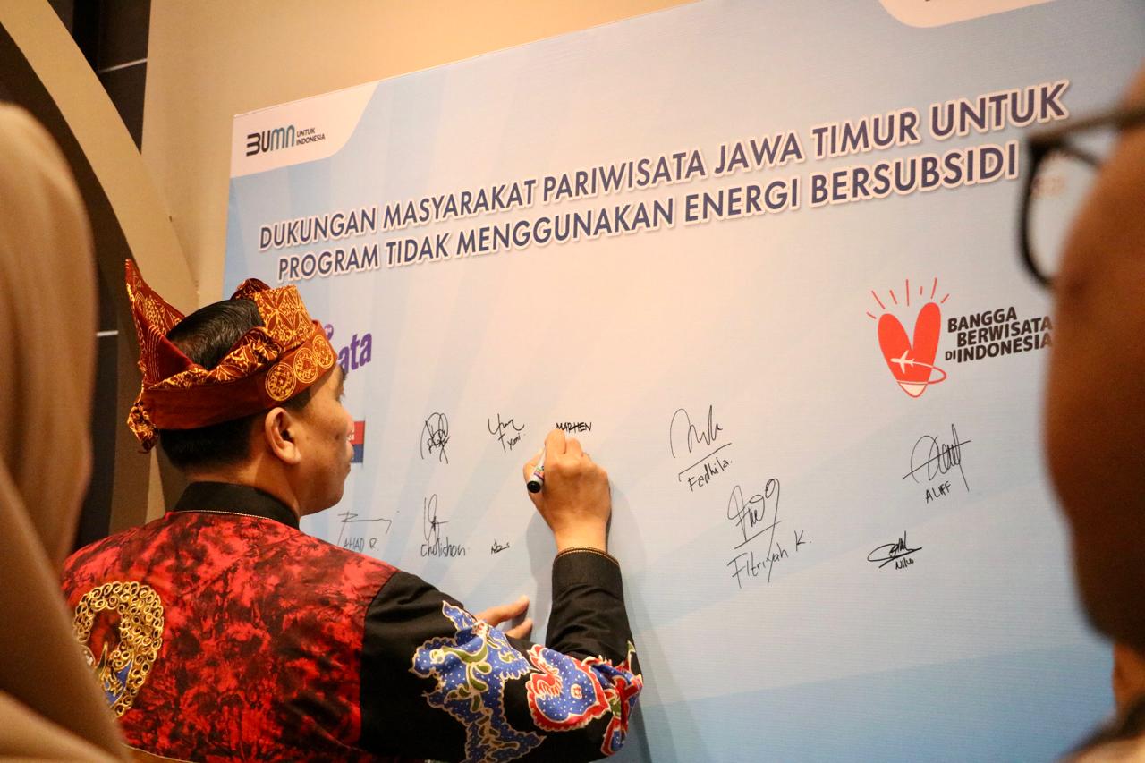 Asosiasi pelaku usaha pariwisata Jatim komitmen gunakan energi non subsidi