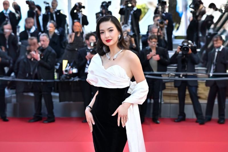 Raline Shah hadiri gala premier film Marcello Mio di Cannes Raline Shah hadiri gala premier film Marcello Mio di Cannes