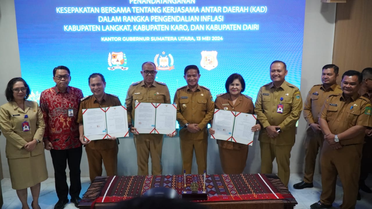 Kendalikan inflasi Pemkab Langkat jalin KAD dengan Karo dan Dairi Kendalikan inflasi Pemkab Langkat jalin KAD dengan Karo dan Dairi