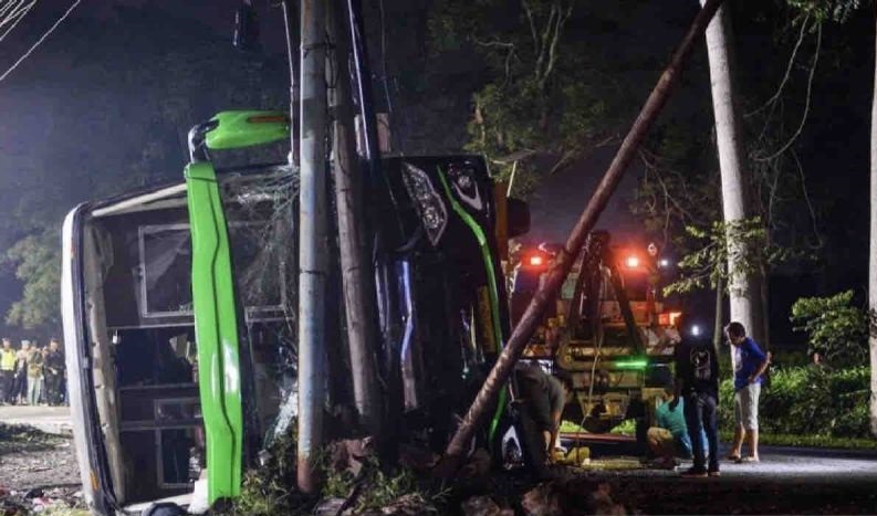 KNKT turunkan tim investigasi kecelakaan bus pariwisata di Ciater