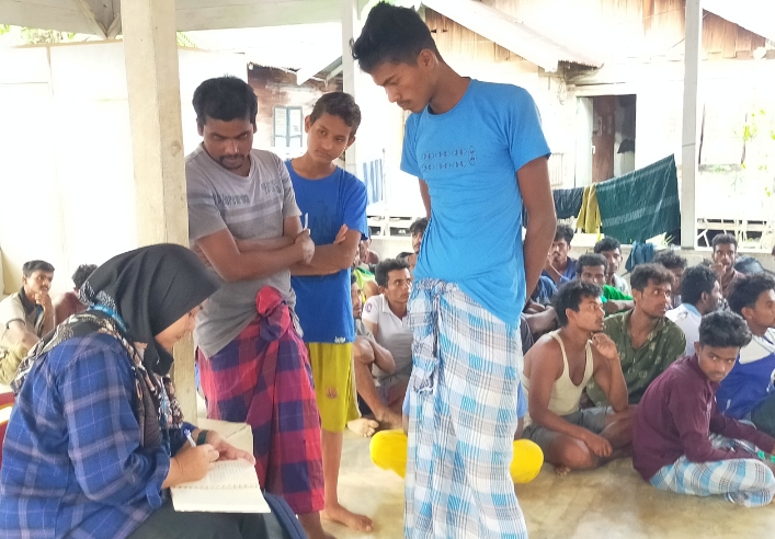 Masyarakat Desa Kwala Langkat tolak warga Rohingya Masyarakat Desa Kwala Langkat tolak warga Rohingya