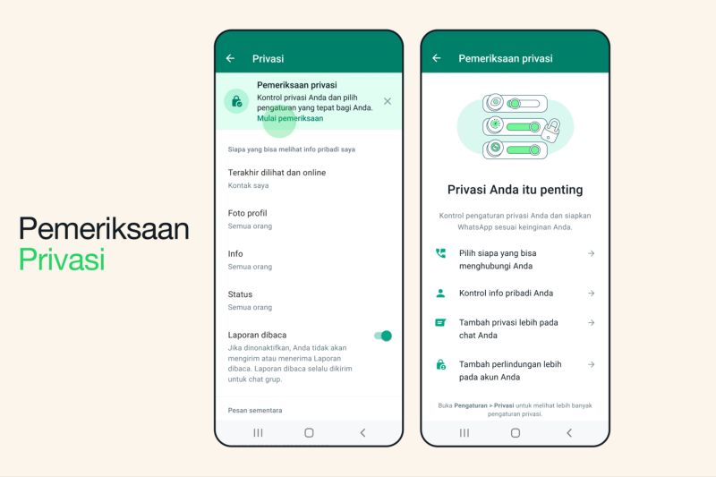 WhatsApp bagikan lima kiat jaga privasi chat WhatsApp bagikan lima kiat jaga privasi chat