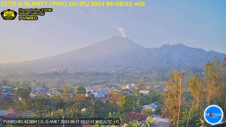 Kementeria ESDM perluas jarak bahaya Gunung Slamet jadi tiga kilometer Kementeria ESDM perluas jarak bahaya Gunung Slamet jadi tiga kilometer