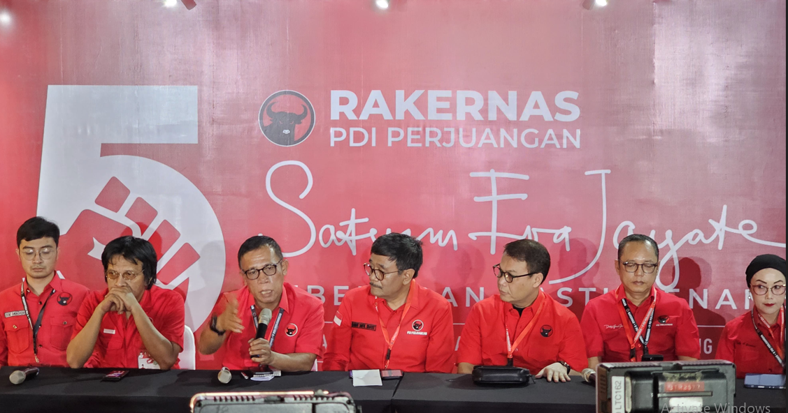 Rakernas V PDIP Bahas Tiga Hal Pokok, Ini Detailnya