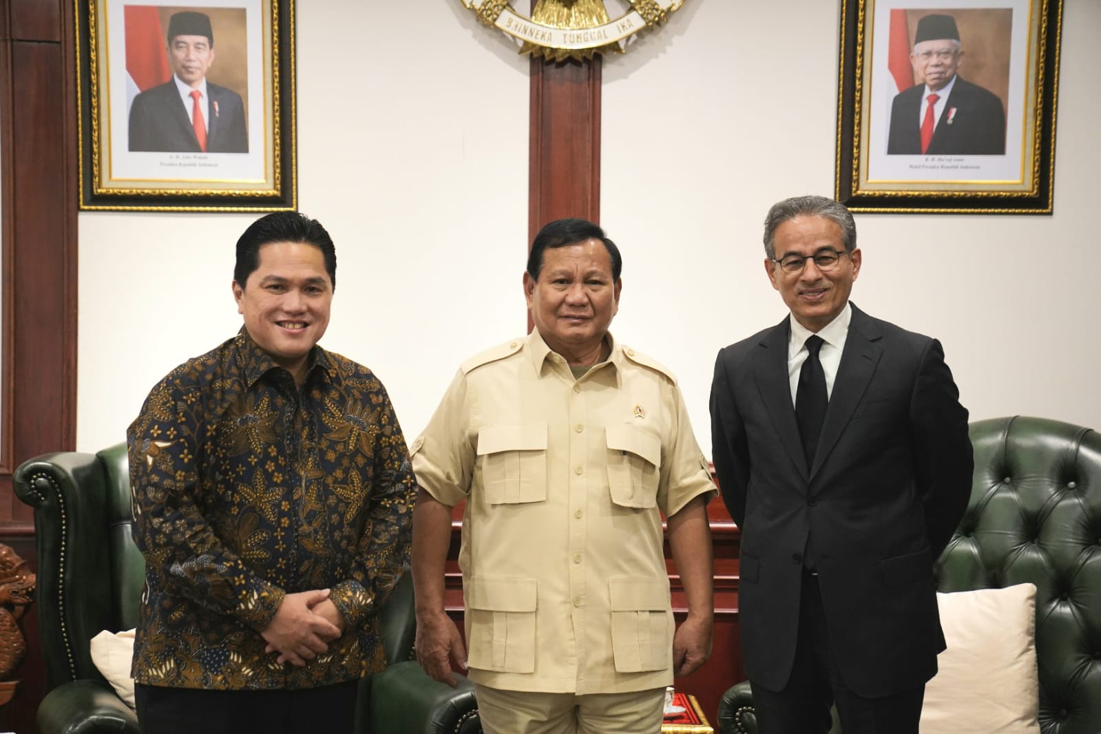 Menhan Prabowo terima kunjungan Menteri BUMN dan pendiri Emaar Properties UEA Menhan Prabowo terima kunjungan Menteri BUMN dan pendiri Emaar Properties UEA