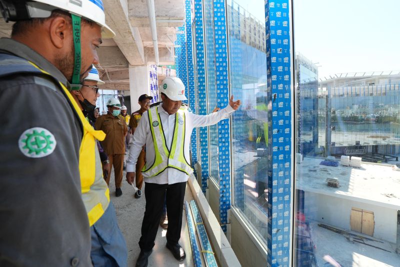 Pembangunan Rumah Sakit Otak Makassar capai 78 persen Pembangunan Rumah Sakit Otak Makassar capai 78 persen