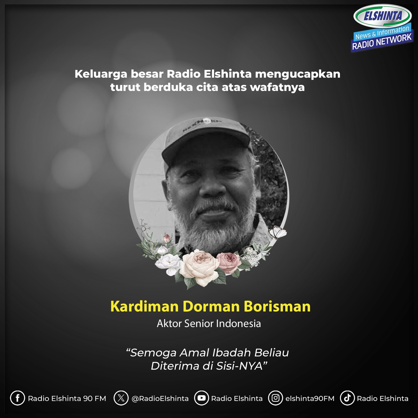 Aktor senior Dorman Borisman meninggal dunia diusia 73 tahun Aktor senior Dorman Borisman meninggal dunia diusia 73 tahun
