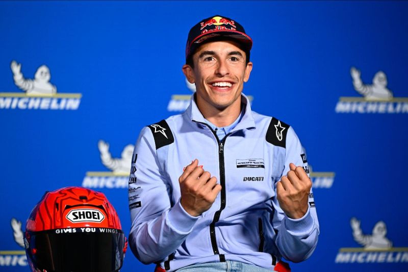 Marquez ingin terus menjadi penantang gelar setelah podium di Spanyol Marquez ingin terus menjadi penantang gelar setelah podium di Spanyol