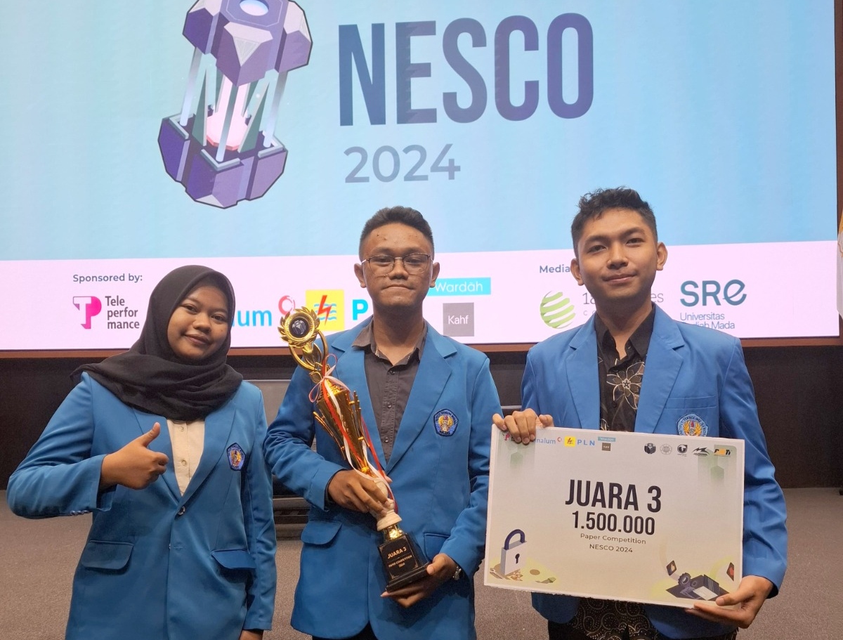 Tiga mahasiswa ITN Malang juara III NESCO Peper Competition 2024