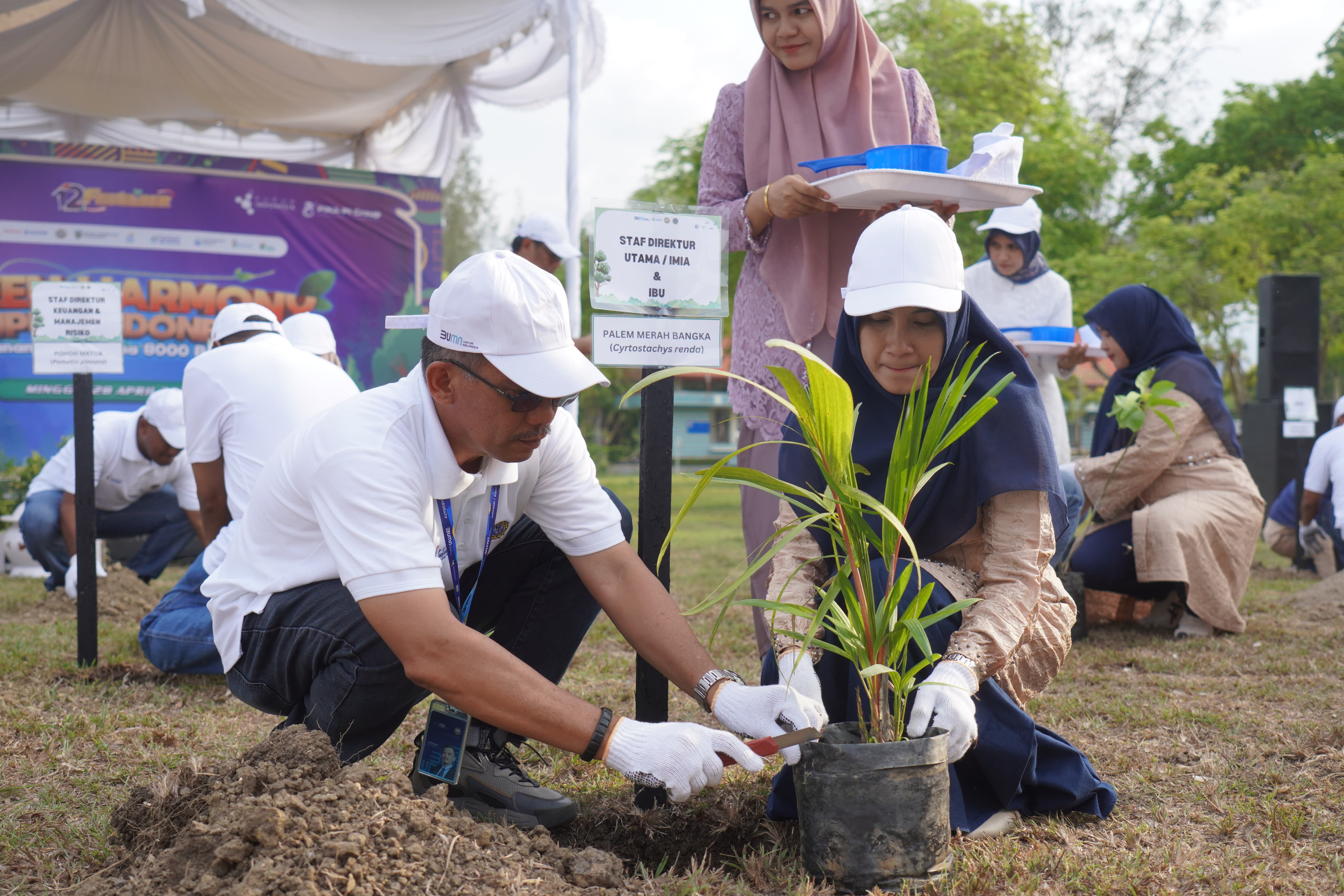 Peringati HUT ke-12 tahun PT Pupuk Indonesia, PT PIM tanam 750 pohon Peringati HUT ke-12 tahun PT Pupuk Indonesia, PT PIM tanam 750 pohon