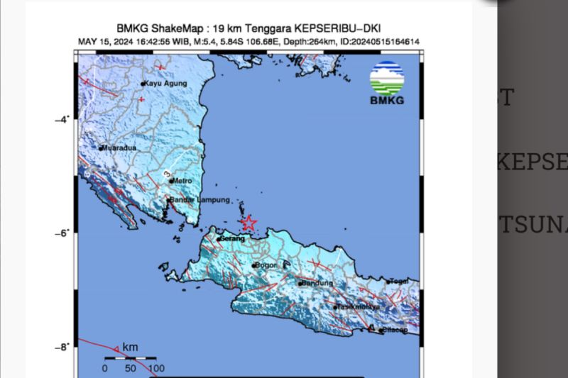 BMKG: Gempa Kepulauan Seribu akibat aktivitas lempeng Indo-Australia BMKG: Gempa Kepulauan Seribu akibat aktivitas lempeng Indo-Australia