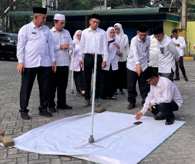 Kanwil Kemenag Sumut gelar Hari Sejuta Arah Kiblat