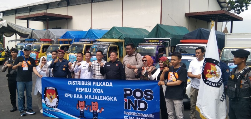 KPU Majalengka targetkan tiga hari distribusi logistik pilkada serentak KPU Majalengka targetkan tiga hari distribusi logistik pilkada serentak