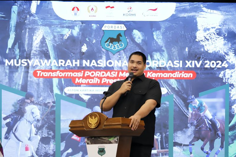 Menpora berharap olahraga berkuda bersatu di Munas Pordasi XIV Menpora berharap olahraga berkuda bersatu di Munas Pordasi XIV