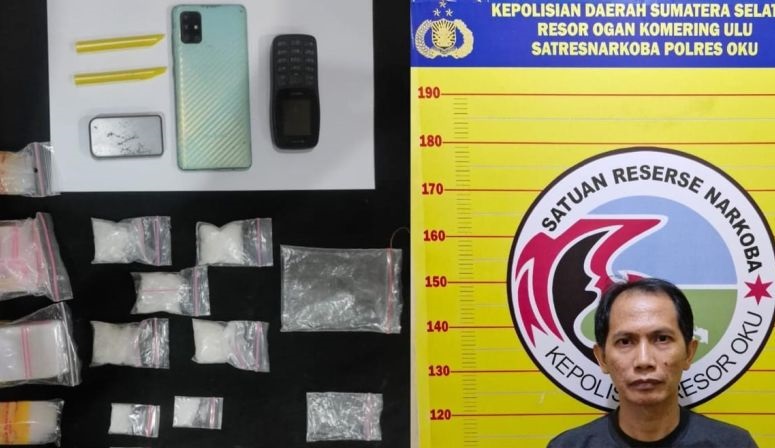 Polres OKU sita sembilan paket narkoba dari seorang bandar Polres OKU sita sembilan paket narkoba dari seorang bandar