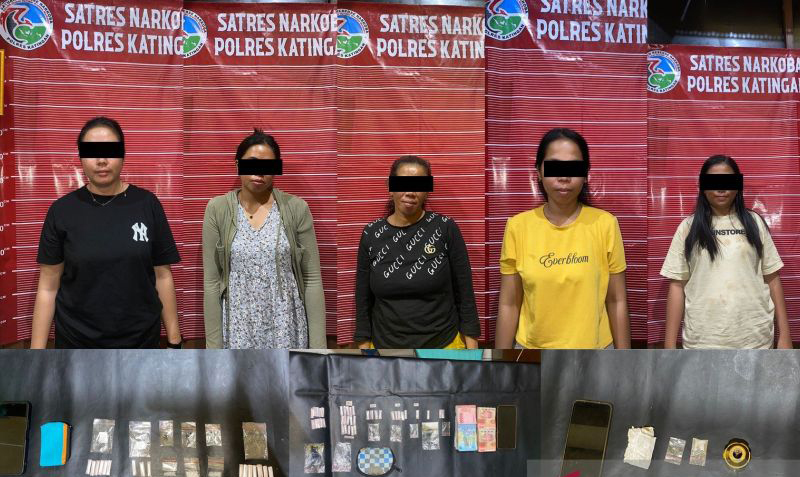 Polres Katingan-Kalteng amankan lima IRT terlibat jaringan narkoba Polres Katingan-Kalteng amankan lima IRT terlibat jaringan narkoba