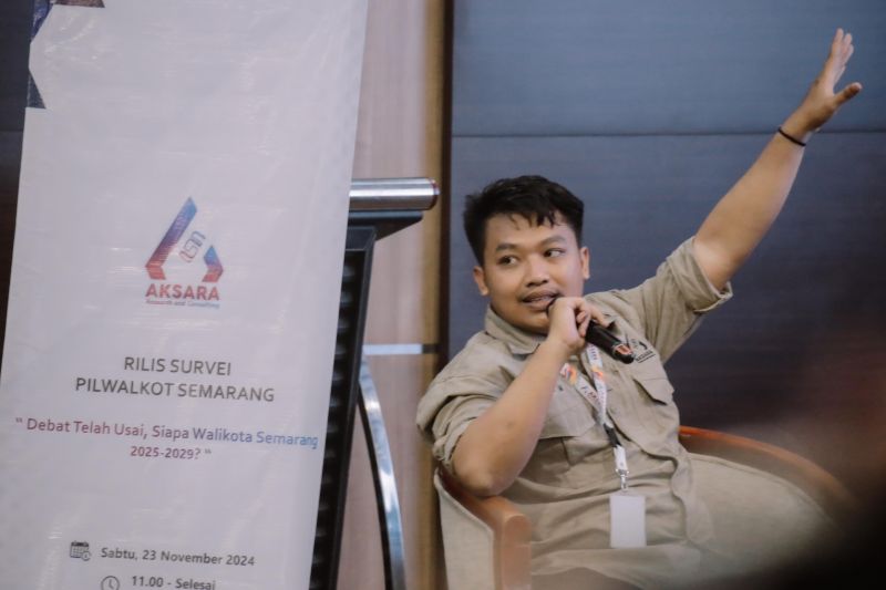 Aksara: Elektabilitas Agustina-Iswar terus naik di Pilkada Semarang