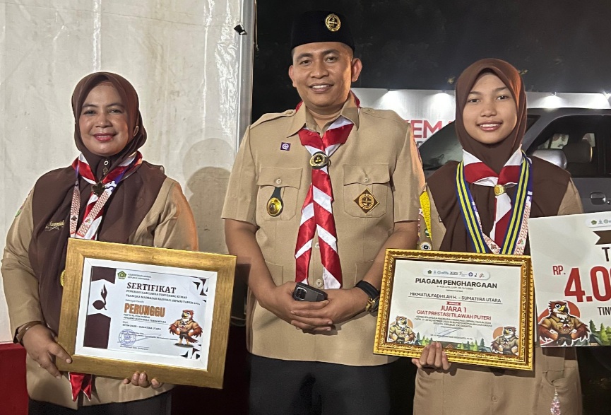 Kontingen Pramuka Madrasah Sumut bawa pulang dua medali dari ajang KPMN 2024 Kontingen Pramuka Madrasah Sumut bawa pulang dua medali dari ajang KPMN 2024