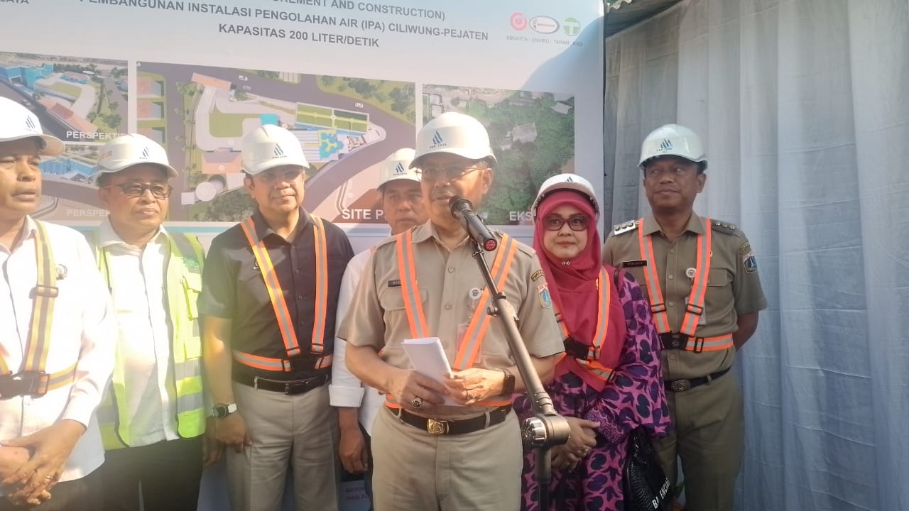 Sekda DKI Marullah resmikan proyek IPA Ciliwung di Pejaten Tim