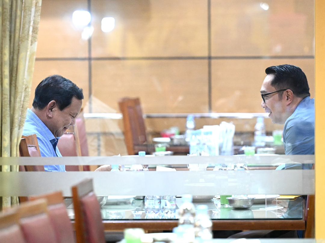 Prabowo bagikan momen makan malam dengan Ridwan Kamil di medsos Prabowo bagikan momen makan malam dengan Ridwan Kamil di medsos