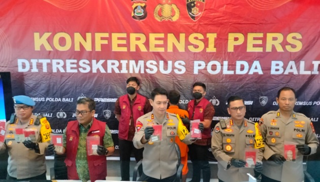Ditreskrimsus Polda Bali ungkap kasus dugaan gadai ilegal Ditreskrimsus Polda Bali ungkap kasus dugaan gadai ilegalÂ
