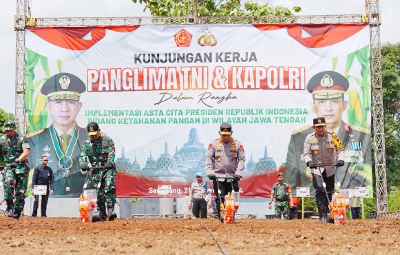 358.000 hektar tanah TNI siap ditanami bahan pangan pokok 358.000 hektar tanah TNI siap ditanami bahan pangan pokok