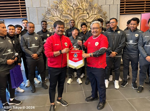 Timnas U20 temu sapa dengan WNI di Jepang