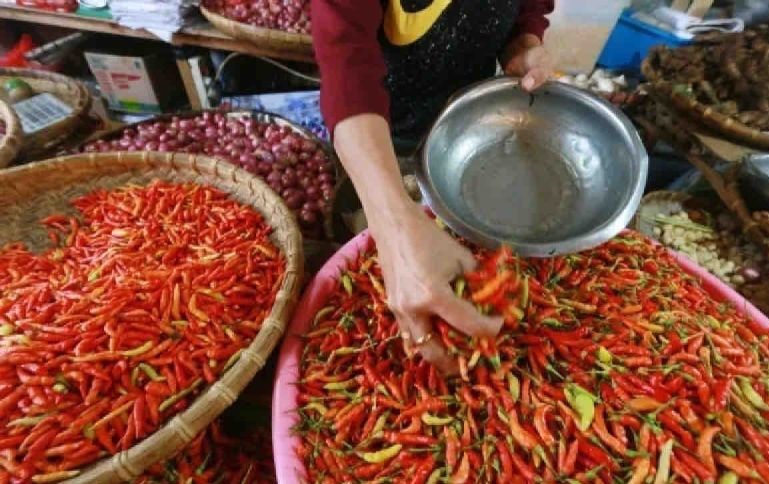 Harga pangan Jumat, cabai rawit naik Rp2.590 menjadi Rp40.490 per kg Harga pangan Jumat, cabai rawit naik Rp2.590 menjadi Rp40.490 per kg