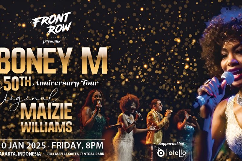 Legenda disko Boney M. siap gelar konser 50 tahun berkarier di Jakarta Legenda disko Boney M. siap gelar konser 50 tahun berkarier di Jakarta