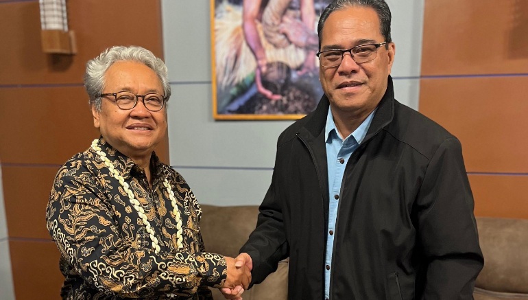 Dubes Heri - Presiden Federasi Mikronesia bahas perlindungan WNI Dubes Heri - Presiden Federasi Mikronesia bahas perlindungan WNI