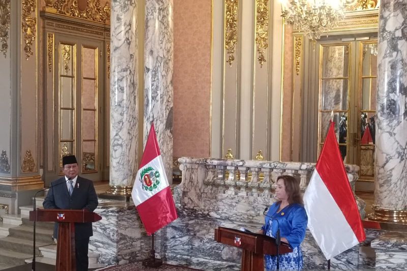 Prabowo bertemu Presiden Peru rayakan 50 tahun kerja sama dua negara Prabowo bertemu Presiden Peru rayakan 50 tahun kerja sama dua negara
