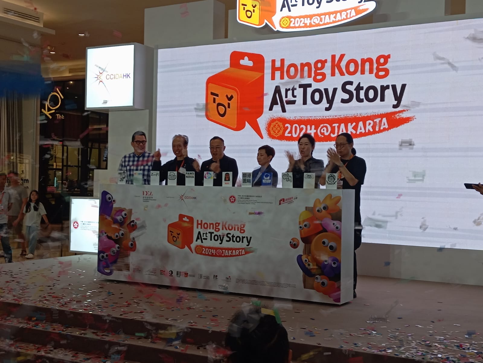 Pameran mainan seni Hongkong Skala besar resmi dibuka di MOI Jakarta