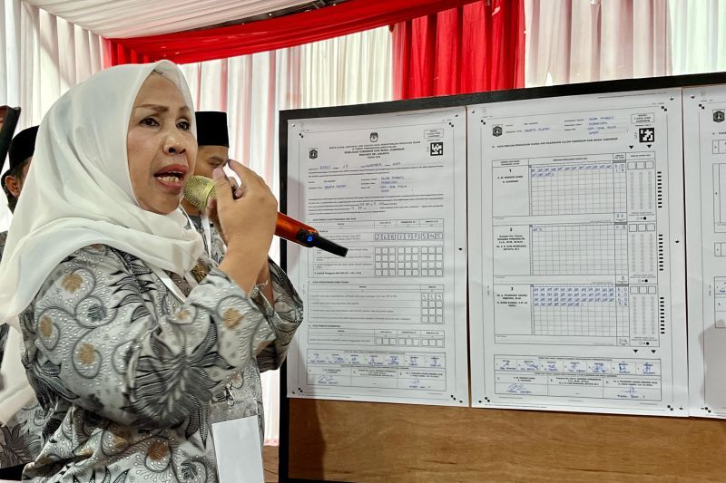 Pasangan Pram-Doel unggul di TPS tempat Megawati nyoblos