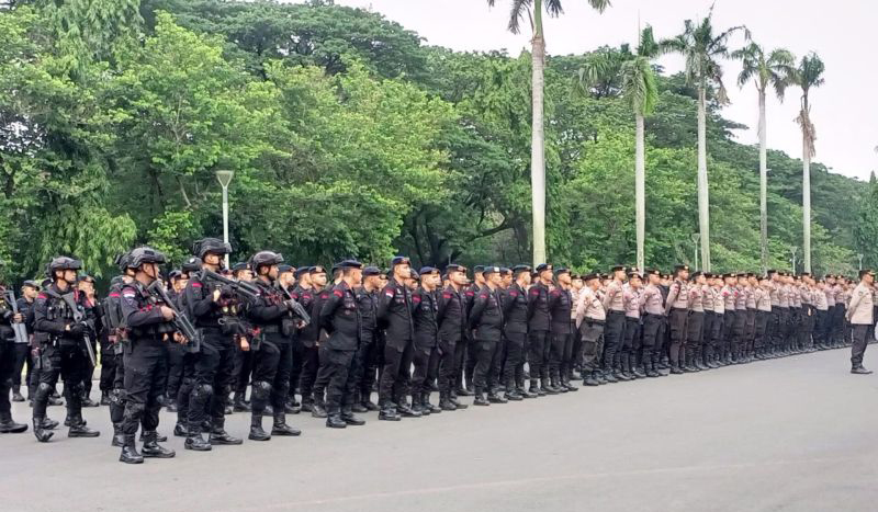 Kepolisian kerahkan 739 personel amankan aksi FPI di Kedubes AS Kepolisian kerahkan 739 personel amankan aksi FPI di Kedubes AS