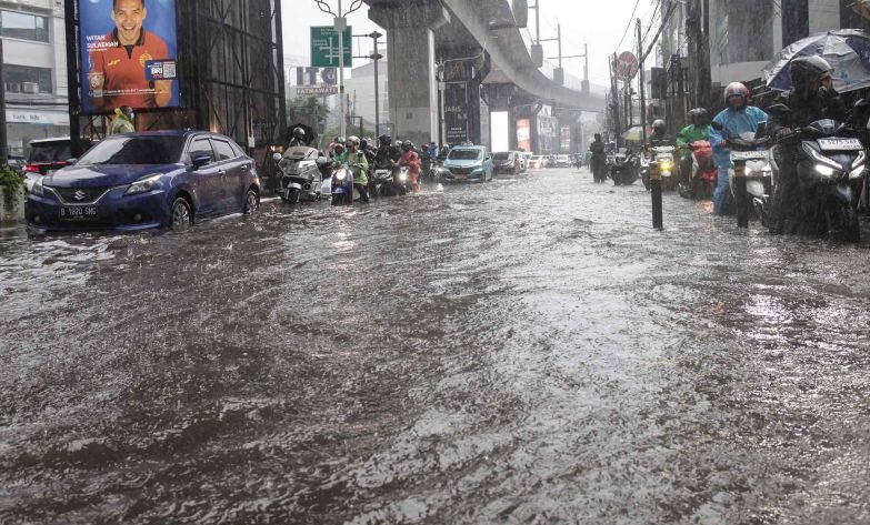 Sore ini diprakirakan dua wilayah Jakarta akan turun hujan