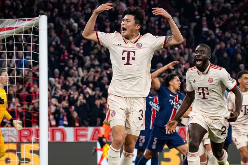 Gol Kim Min-Jae bawa Bayern Muenchen menang tipis atas PSG Gol Kim Min-Jae bawa Bayern Muenchen menang tipis atas PSG