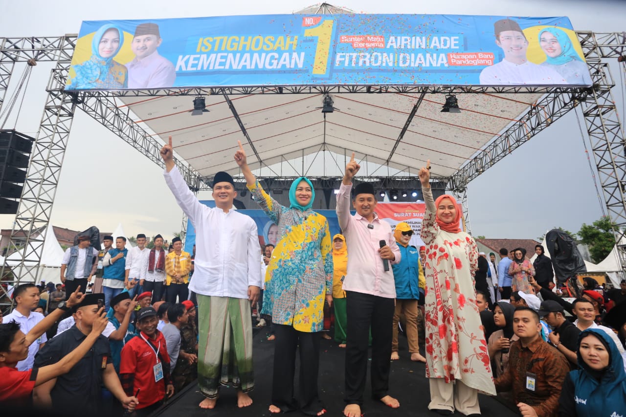 Tutup kampanye Pilkada Banten, Airin-Ade gelar Istigasah dan doa bersama