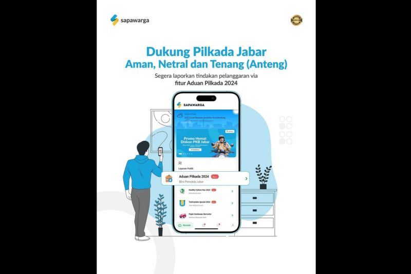 Pemprov: Aduan Pilkada 2024 di Jabar bisa melalui aplikasi Sapawarga Pemprov: Aduan Pilkada 2024 di Jabar bisa melalui aplikasi Sapawarga