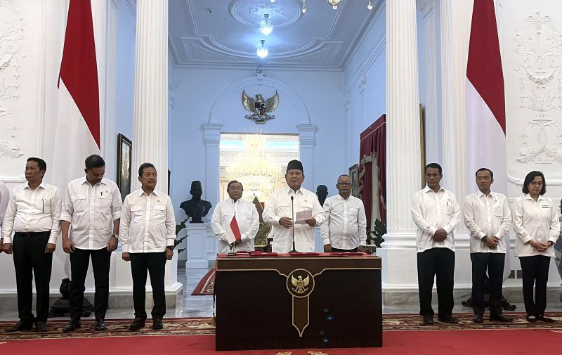 Presiden Prabowo teken perpres tentang tujuh kemenko