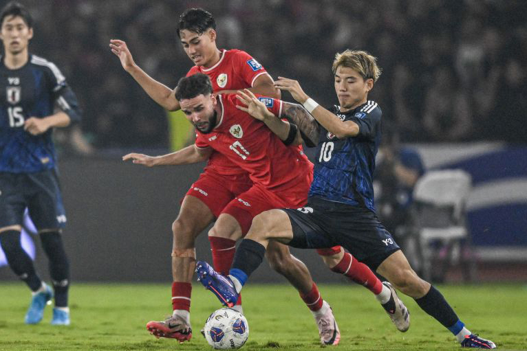 Klasemen: Jepang perlebar jarak dari Australia, Indonesia juru kunci