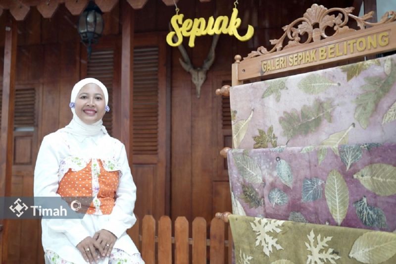 Batik Sepiak Belitung mitra PT Timah tembus pasar dunia Batik Sepiak Belitung mitra PT Timah tembus pasar dunia