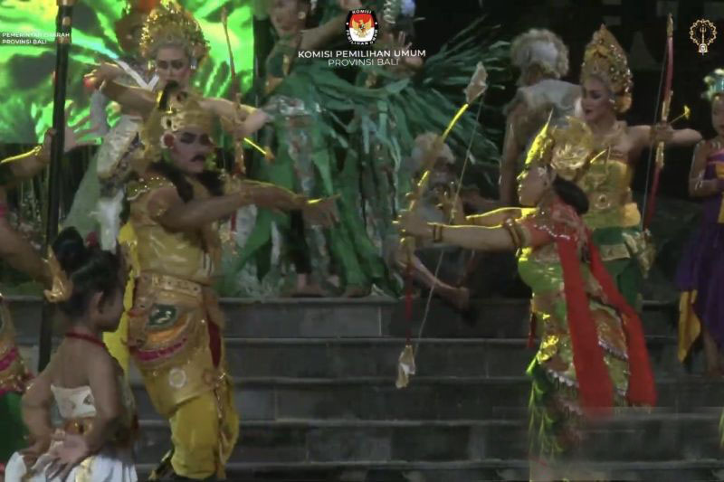 KPU Bali tutup masa kampanye dengan analogi Perang Bharatayuddha KPU Bali tutup masa kampanye dengan analogi Perang Bharatayuddha