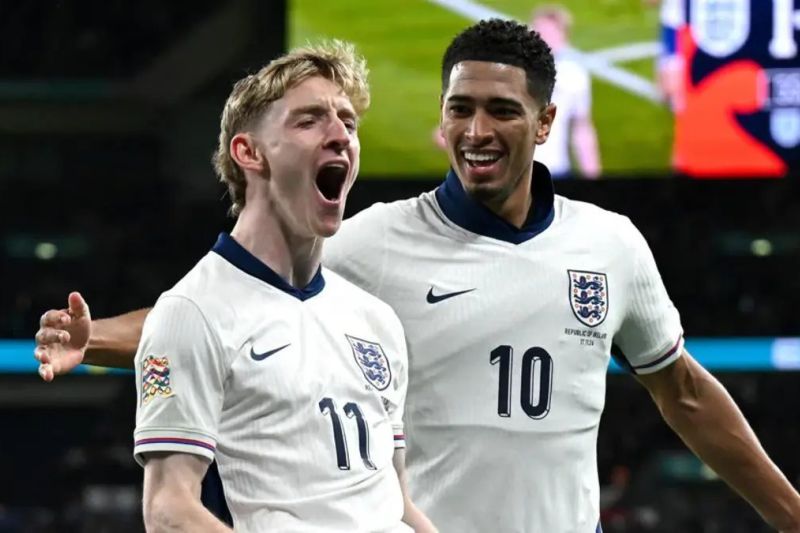 Libas Irlandia 5-0, Inggris dipastikan promosi ke Liga A musim depan Libas Irlandia 5-0, Inggris dipastikan promosi ke Liga A musim depan