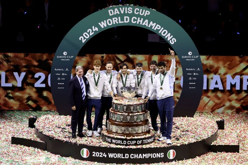 Italia kembali raih gelar juara Piala Davis Italia kembali raih gelar juara Piala Davis