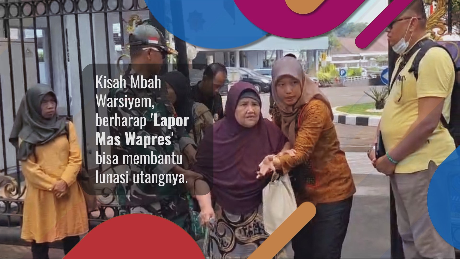 Mbah Warsiyem harap Lapor Mas Wapres bisa lunasi utangnya Mbah Warsiyem harap Lapor Mas Wapres bisa lunasi utangnya