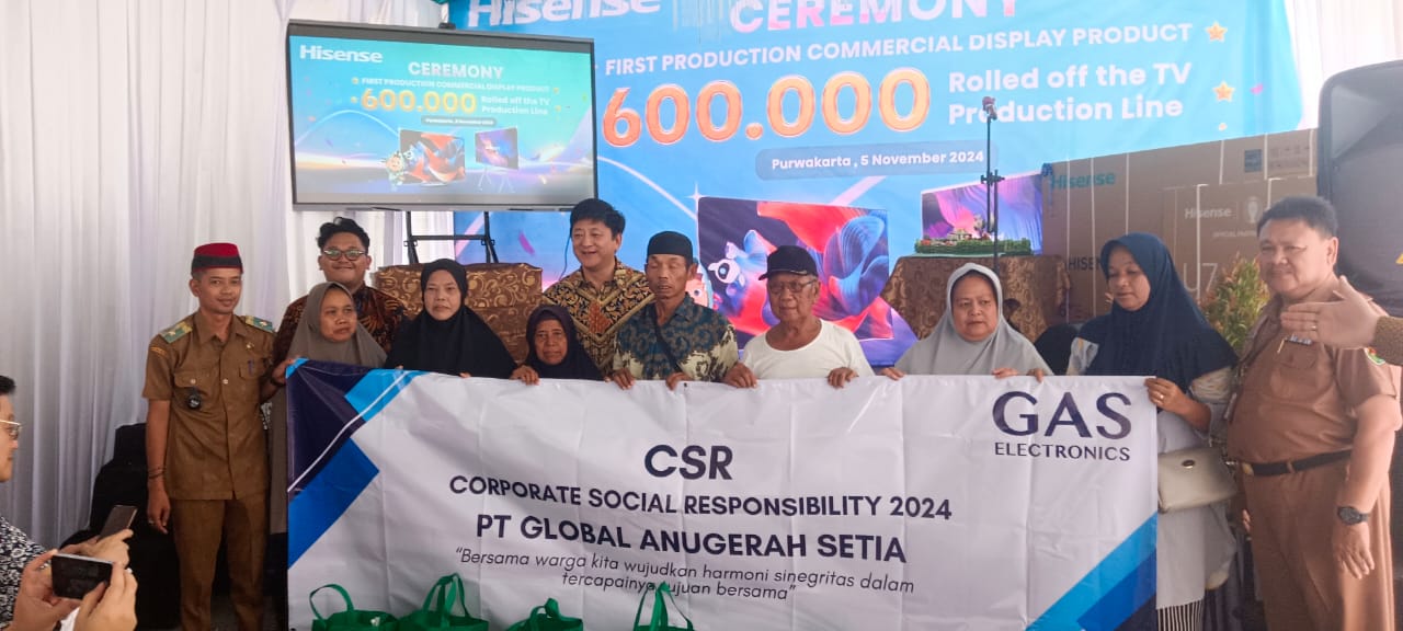 Hisense Indonesia sukses produksi lokal 600.000 unit TV di 2024 Hisense Indonesia sukses produksi lokal 600.000 unit TV di 2024