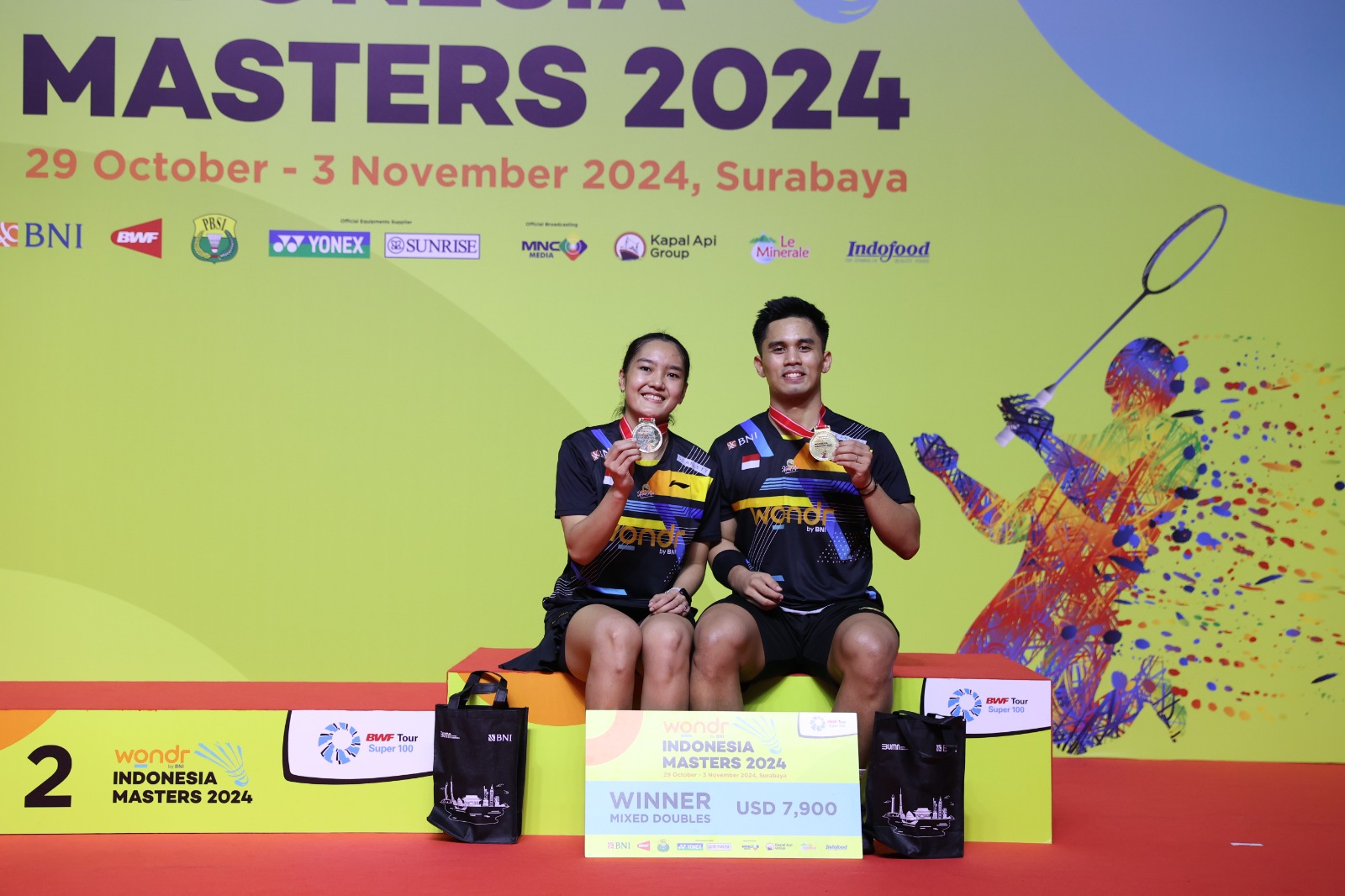 Amri/Nita Juara WONDR by BNI Indonesia Masters II Super 100 Amri/Nita Juara WONDR by BNI Indonesia Masters II Super 100