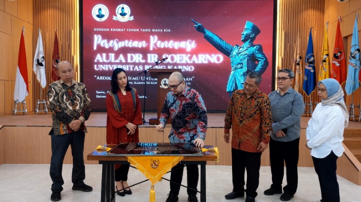 Wujudkan ruang apresiasi dan pembelajaran, Aula Dr. Ir. Soekarno, UBK diresmikan