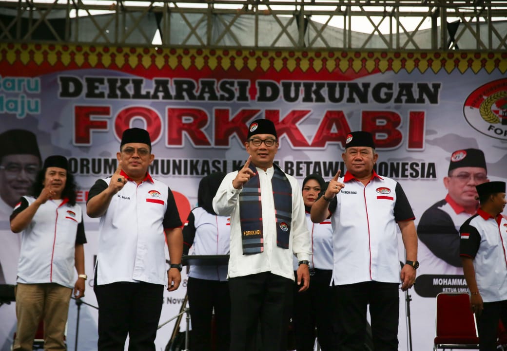 Forkkabi beri dukungan Ke RIDO, Ridwan Kamil tegaskan komitmen kepada masyarakat dan budaya Betawi Forkkabi beri dukungan Ke RIDO, Ridwan Kamil tegaskan komitmen kepada masyarakat dan budaya Betawi